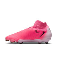 Nike Phantom Luna Pro II Gras Voetbalschoenen (FG) Felroze Lichtroze Zwart