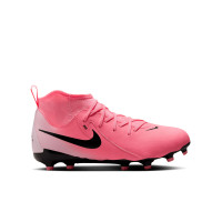 Nike Phantom Luna Academy II Grass/Artificial Grass Football Shoes (MG) Kids Hot Pink Light Pink Black