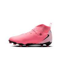 Nike Phantom Luna Academy II Grass/Artificial Grass Football Shoes (MG) Kids Hot Pink Light Pink Black