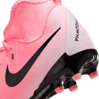 Nike Phantom Luna Academy II Grass/Artificial Grass Football Shoes (MG) Kids Hot Pink Light Pink Black