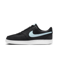 Nike Court Vision Next Nature Sneakers Low Zwart Lichtblauw Wit