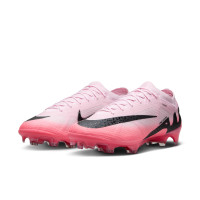 Nike Zoom Mercurial Vapor Elite 15 Grass Football Shoes (FG) Light Pink Hot Pink Black