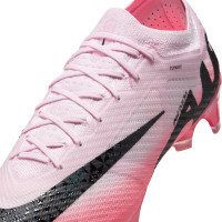 Nike Zoom Mercurial Vapor Elite 15 Grass Football Shoes (FG) Light Pink Hot Pink Black