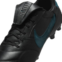 Nike Premier III Gras Voetbalschoenen (FG) Zwart Donkergroen