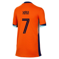 Nike Nederlands Elftal Xavi 7 Thuisshirt 2024-2026 Kids