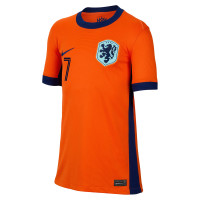 Nike Nederlands Elftal Xavi 7 Thuisshirt 2024-2026 Kids