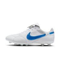 Nike Premier III Gras Football Shoes (FG) White Blue