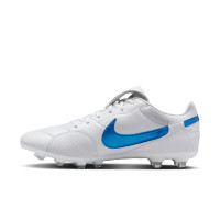 Nike Premier III Gras Football Shoes (FG) White Blue