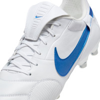 Nike Premier III Gras Football Shoes (FG) White Blue