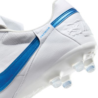 Nike Premier III Gras Football Shoes (FG) White Blue