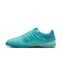 Nike Zaalvoetbalschoenen Lunar Gato II (IN) Turquoise Wit