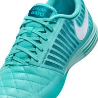 Nike Zaalvoetbalschoenen Lunar Gato II (IN) Turquoise Wit