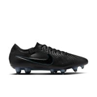 Nike Tiempo Legend Elite 10 IJzeren-Nop Voetbalschoenen (SG) Anti-Clog Zwart Donkergroen