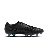 Nike Tiempo Legend Elite 10 IJzeren-Nop Voetbalschoenen (SG) Anti-Clog Zwart Donkergroen