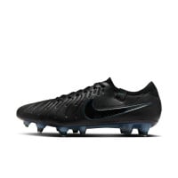 Nike Tiempo Legend Elite 10 IJzeren-Nop Voetbalschoenen (SG) Anti-Clog Zwart Donkergroen