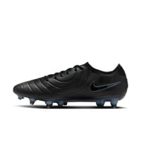 Nike Tiempo Legend Elite 10 IJzeren-Nop Voetbalschoenen (SG) Anti-Clog Zwart Donkergroen