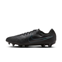 Nike Tiempo Legend 10 Pro Gras Football Shoes (FG) Black Dark Green