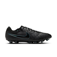 Nike Tiempo Legend Pro 10 Artificial Grass Football Shoes (AG) Black Dark Green