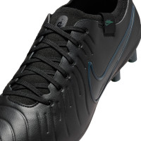 Nike Tiempo Legend Pro 10 Artificial Grass Football Shoes (AG) Black Dark Green