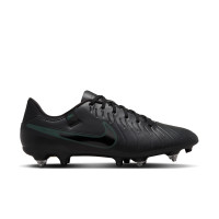 Nike Tiempo Legend Academy 10 Iron Nop Football Shoes (SG) Anti-Clog Black Dark Green