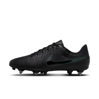 Nike Tiempo Legend Academy 10 Iron Nop Football Shoes (SG) Anti-Clog Black Dark Green