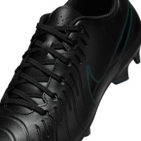 Nike Tiempo Legend Club 10 Grass/Artificial Grass Football Shoes (MG) Black Dark Green