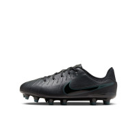 Nike Tiempo Legend Academy 10 Grass/Artificial Grass Football Shoes (MG) Kids Black Dark Green