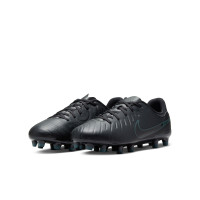 Nike Tiempo Legend Academy 10 Grass/Artificial Grass Football Shoes (MG) Kids Black Dark Green