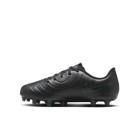 Nike Tiempo Legend Club 10 Grass/Artificial Grass Football Shoes (MG) Kids Black Dark Green