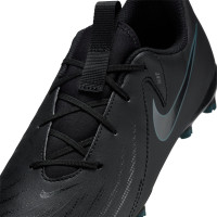 Nike Phantom GX Academy II Gras / Kunstgras Voetbalschoenen (MG) Kids Zwart Donkergroen