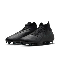 Nike Phantom Luna Academy II Grass/Artificial Grass Football Shoes (MG) Black Dark Green