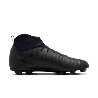 Nike Phantom Luna Club II Grass/Artificial Grass Football Shoes (MG) Black Dark Green