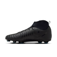 Nike Phantom Luna Club II Grass/Artificial Grass Football Shoes (MG) Black Dark Green