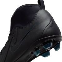 Nike Phantom Luna Club II Grass/Artificial Grass Football Shoes (MG) Black Dark Green