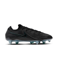 Nike Phantom GX Elite II IJzeren-Nop Voetbalschoenen (SG) Anti-Clog Zwart Donkergroen