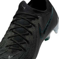 Nike Phantom GX Elite II IJzeren-Nop Voetbalschoenen (SG) Anti-Clog Zwart Donkergroen