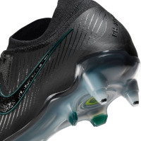 Nike Phantom GX Elite II IJzeren-Nop Voetbalschoenen (SG) Anti-Clog Zwart Donkergroen