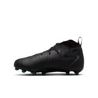 Nike Phantom Luna Academy II Grass/Artificial Grass Football Shoes (MG) Kids Black Dark Green