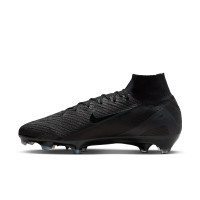 Nike Zoom Mercurial Superfly Elite 10 Grass Football Shoes (FG) Black Dark Green