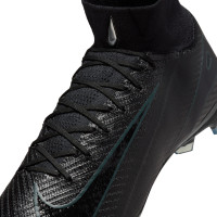 Nike Zoom Mercurial Superfly Elite 10 Grass Football Shoes (FG) Black Dark Green