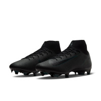 Nike Zoom Mercurial Superfly Academy 10 Grass/Artificial Grass Football Shoes (MG) Black Dark Green