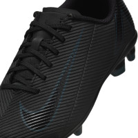 Nike Mercurial Vapor Club 16 Gras / Kunstgras Voetbalschoenen (MG) Kids Zwart Donkergroen