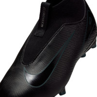 Nike Zoom Mercurial Superfly Academy 10 Grass/Artificial Grass Football Shoes (MG) Kids Black Dark Green