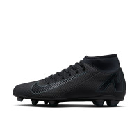 Nike Mercurial Superfly Club 10 Grass/Artificial Grass Football Shoes (MG) Black Dark Green