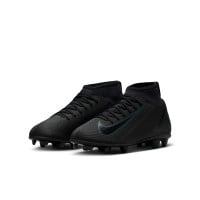 Nike Mercurial Superfly Club 10 Gras / Kunstgras Voetbalschoenen (MG) Kids Zwart Donkergroen