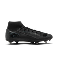 Nike Zoom Mercurial Superfly Academy 10 IJzeren-Nop Voetbalschoenen (SG) Anti-Clog Zwart Donkergroen