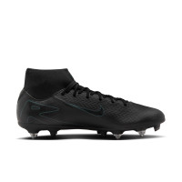 Nike Zoom Mercurial Superfly Academy 10 IJzeren-Nop Voetbalschoenen (SG) Anti-Clog Zwart Donkergroen