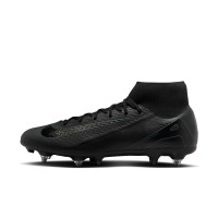 Nike Zoom Mercurial Superfly Academy 10 IJzeren-Nop Voetbalschoenen (SG) Anti-Clog Zwart Donkergroen