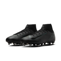 Nike Zoom Mercurial Superfly Academy 10 IJzeren-Nop Voetbalschoenen (SG) Anti-Clog Zwart Donkergroen