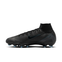 Nike Zoom Mercurial Superfly Elite 10 Artificial Grass Football Shoes (AG) Black Dark Green